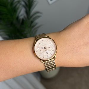 Gold Fossil Watch Women’s Stainless Steel